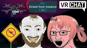 Trolling VRChat Players With A Drone In Prison Break Until I Get Kicked