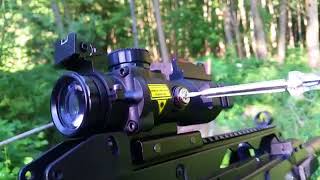 Zielfernrohr Airsoft Leuchtpunktvisier Dot Sport Sight Rifle Rot & Grün Laser 