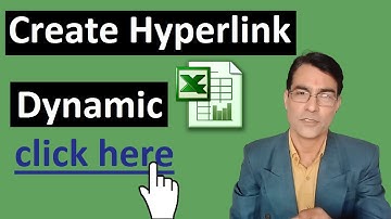 How to use Hyperlink in MS excel | How to create Dynamic hyperlink | Hyperlink formula in excel