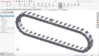 Solidworks tutorial Chain Component Pattern