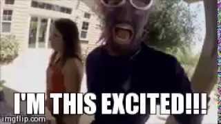 Excited Purple Minion GIF