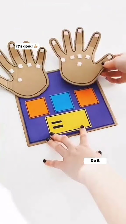 Math Calculation Craft For Kids | #shorts #youtubeshorts
