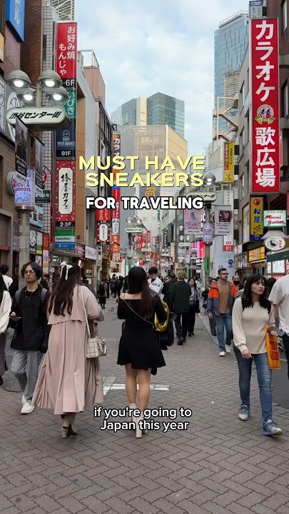 MUST HAVE SNEAKERS FOR TRAVEL 👟✨walked around tokyo all day #travel #travelvlog #traveltips #japan