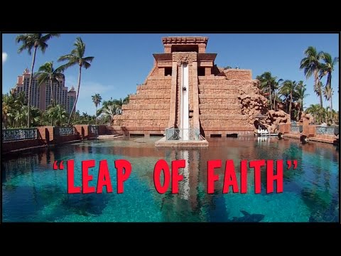 leap faith slide water