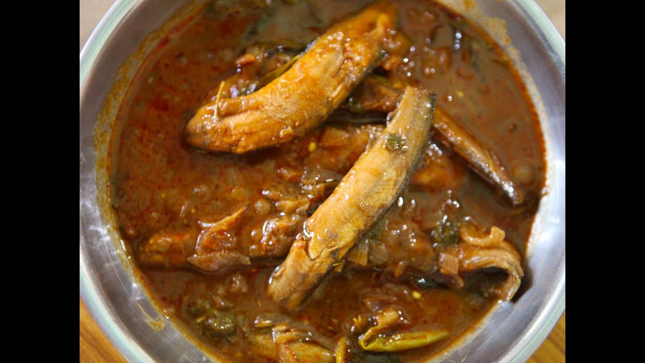 Bommidala Fish Pulusu Eels Fish Curry recipe by Telugu Taste Buds