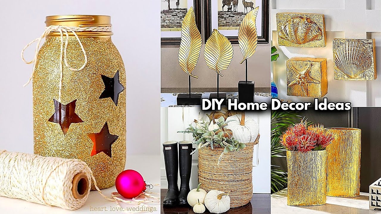 18 DIY Home Decor Ideas For 2024 , EASY DIY HOME DECOR! YouTube