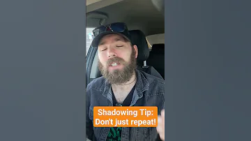 Shadowing Tip For Americanenglishpronunciation 