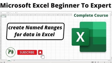 How To - Create Named Ranges in Excel #exceltutorial