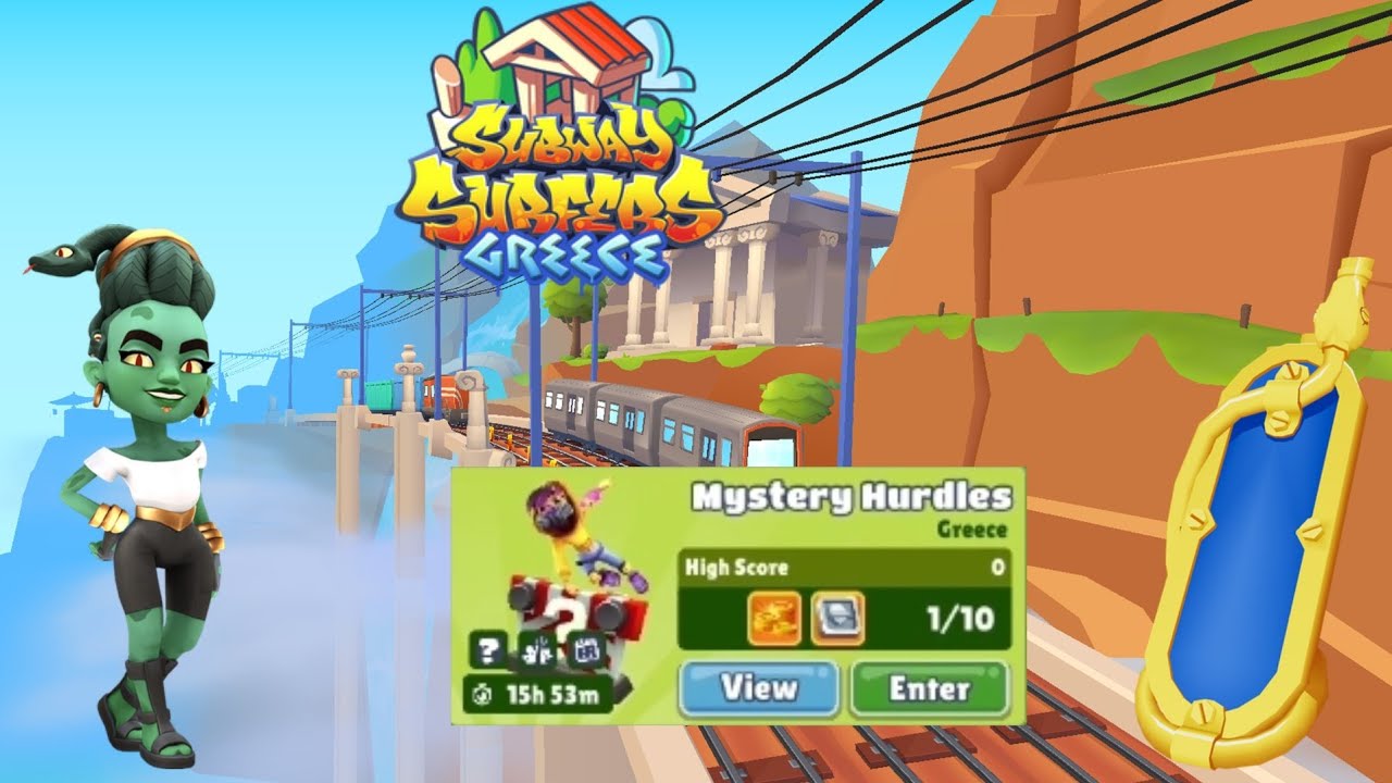 Subway Surfers - The #SubwaySurfers World Tour plays a game of mythology in  Greece! ✨ Slither your way through the Greece Season Hunt and unlock the  new stone-cold surfer, Moira, and the