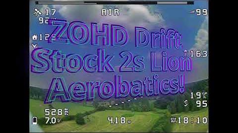 ZOHD Drift Aerobatics! Rolls, Inverted flying, split-s and vertical climb stall!