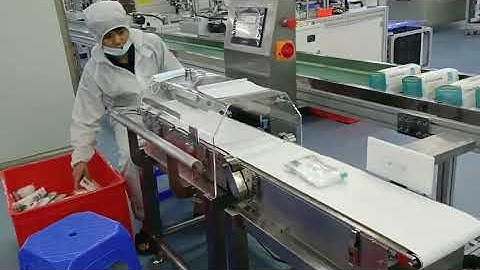 Checkweigher for mask with pusher rejection system