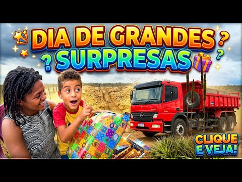 FAMÍLIA QUE MORA EM UM CÔMODO VIVE DIA DE GRANDES SURPRESAS 