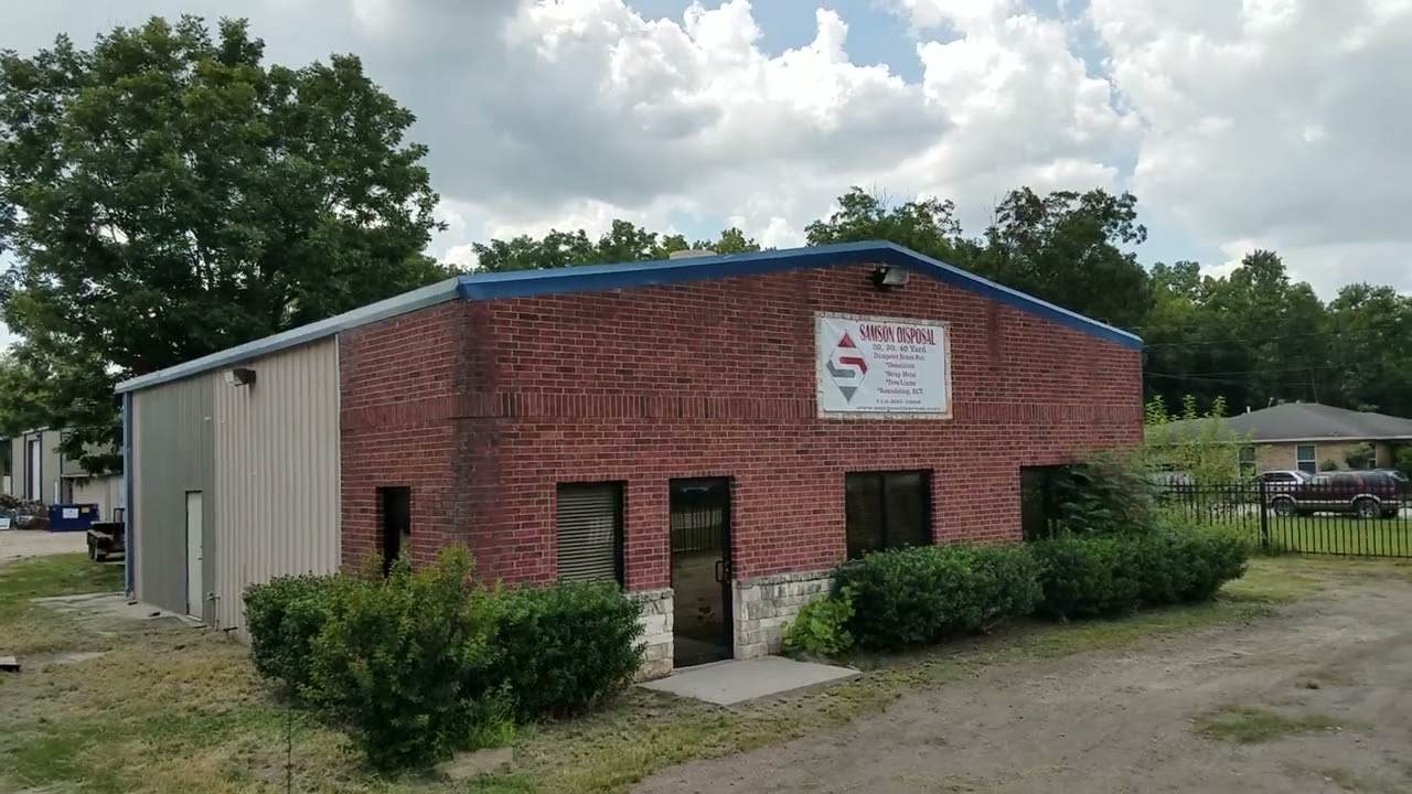 Residencial Roll Off Dumpster Houston Texas By Samson Disposal