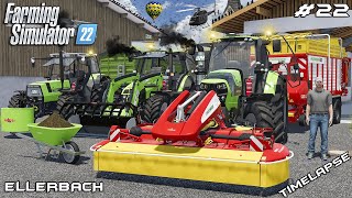 Selling GRAS SILAGE \& TESTING ZERO GRAZING w\/@kedex | Ellerbach | Farming Simulator 22 | Episode 22