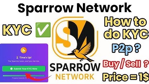 How to complete sparrow network KYC |  Sparrow network KYC | #cryptocurrencies #crypto #airdrop #btc