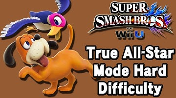Super Smash Bros. For Wii U (True All-Star Mode Hard Difficulty | Duck Hunt) 60fps