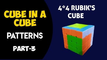 4*4 Rubiks Cube Pattern | All set by Arun | Cube in a Cube Pattern | Malayalam | part 3