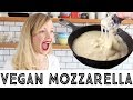 Best Vegan Mozzarella Cheese Recipe • Melty, Stretchy & Gooey