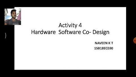 Hardware Software Co-Design | Naveen K T  #education #engineering  #college #hardware #software