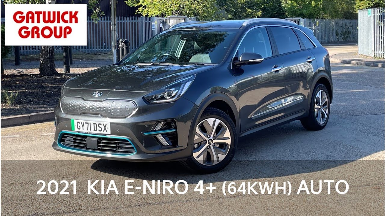 2021 Kia e-Niro (64kWh) Heat Pump EV Crossover For Sale | Gatwick Kia, Crawley - YouTube