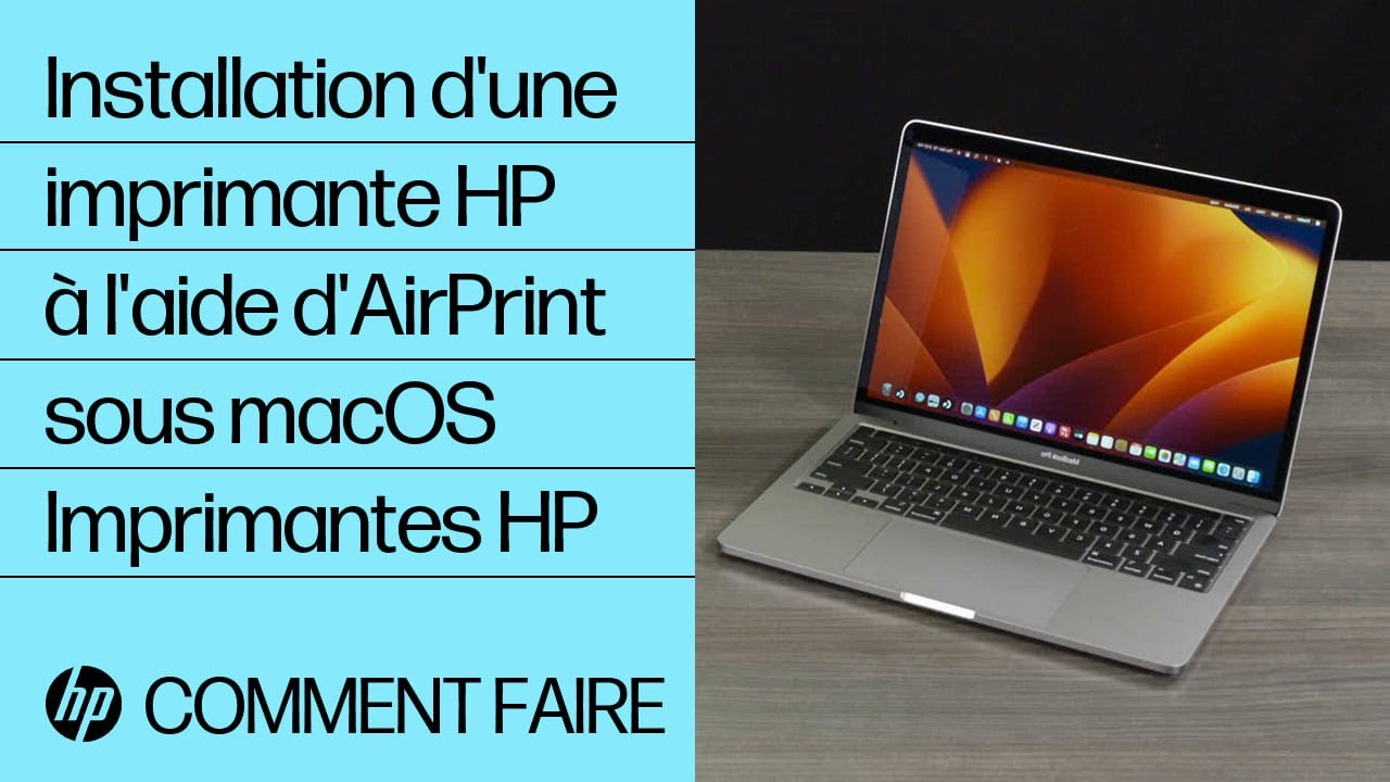 Comment installer une imprimante HP sous macOS à l'aide d'AirPrint |  Imprimantes HP | HP Support - YouTube