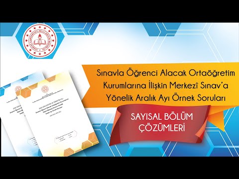 Merkezî Sınav'a Yönelik