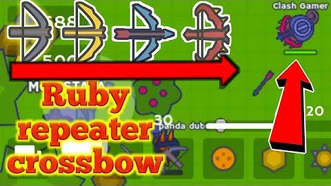 RUBY REPEATER CROSSBOW!!!!BEST WAY TO GET RANGED WEAPON IN MOOMOO.IO