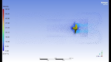 Boat Propeller, ANSYS FLUENT - PART #05, Velocity Vectors