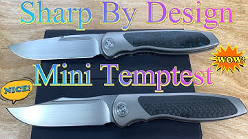 Sharp by Design Mini Tempest  And it’s really nicely done !  / includes disassembly