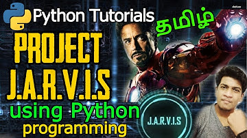 Tamil | PROJECT:: J.A.R.V.I.S  AI(artificial Intelligence) desktop Assistant in Python | Coding Anna