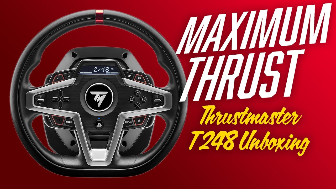 BRAND NEW Thrustmaster T248 Hybrid Drive UNBOXING / First Turn On!! 