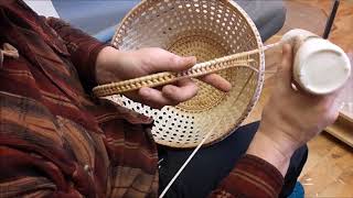 картинка: Плетение ручки крупным планом