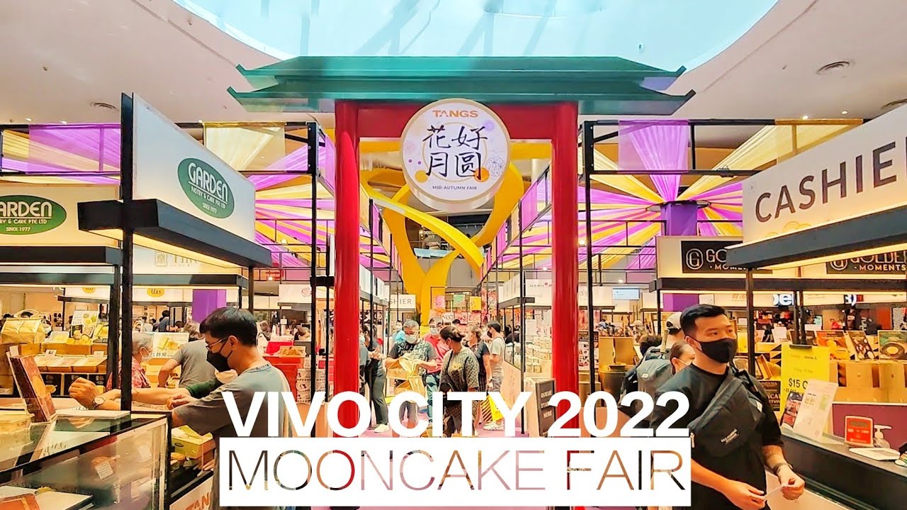 SINGAPORE 2022 MOONCAKE FAIR AT VIVO CITY WITH KETO MOONCAKES! 新加坡