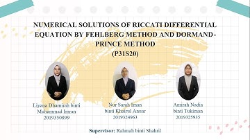 Numerical Solutions of Riccati Differential Equation by Fehlberg Method and Dormand-Prince Method