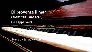 &quot;Di provenza il mar&quot; from La Traviata - Giuseppe Verdi (Piano Accompaniment)