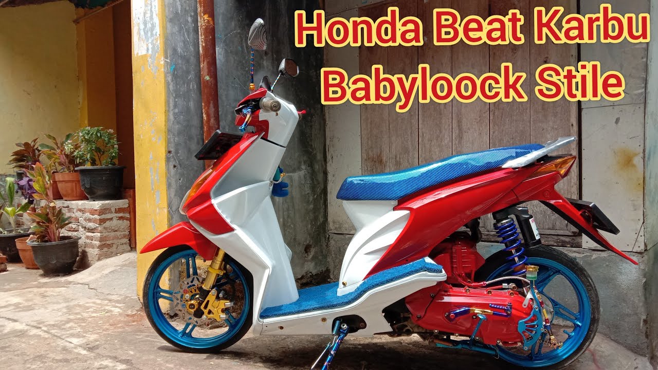 Full Modifikasi Motor Honda Beat Babylook Style Part 2 Youtube