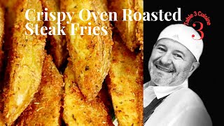 Easy Crispy Oven Roasted Potato Wedges/Oven Steak Fries(//Cartofi Crocanti la Cuptor)