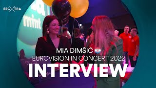 INTERVIEW: Mia Dimšić - 'Guilty Pleasure' (Croatia 2022) // Eurovision In Concert 2022