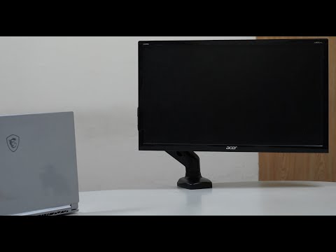 【快樂桔子】T55-C01 桌上型電腦螢幕支架開箱影片