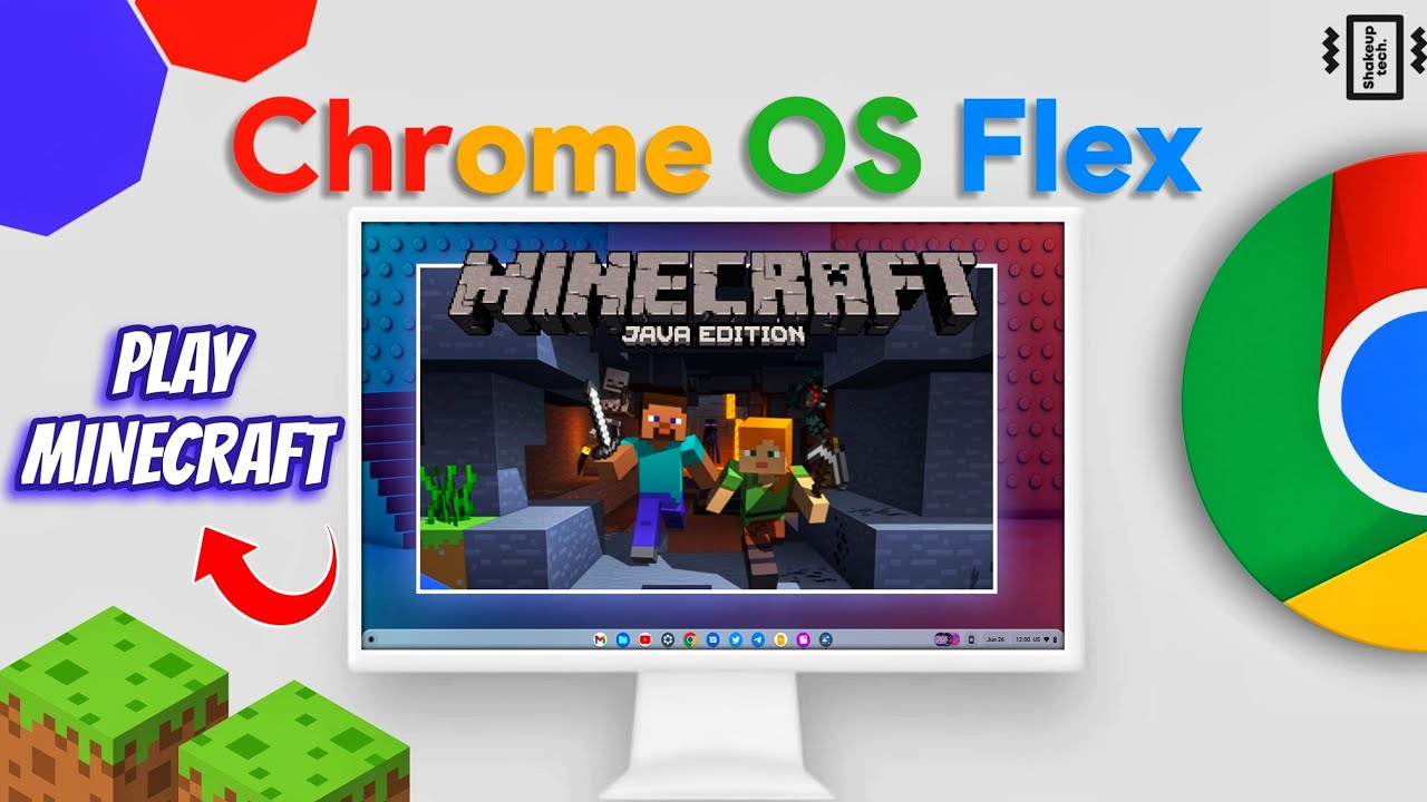 MINECRAFT on Chrome OS Flex, Install and PLAY!