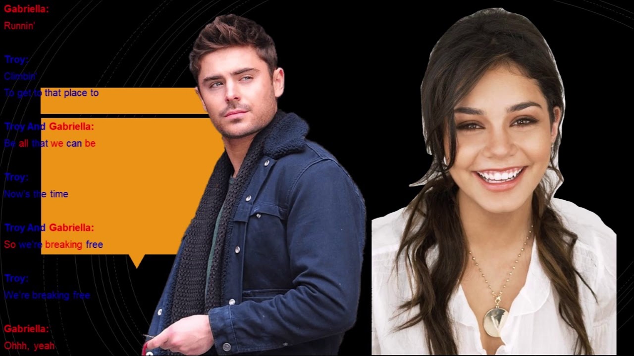 Breaking Free High School Musical Lyrics