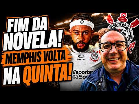 FIM DA NOVELA! MEMPHIS VOLTA NA QUINTA AO CORINTHIANS!
