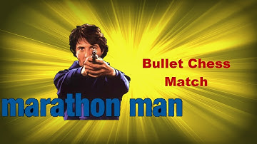 Marathon man vs Bah Online Bullet Chess Match