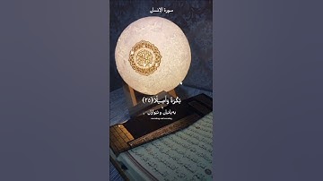 (إنا نحن نزلنا عليك القران تنزيلا) القارئ إسلام صبحي