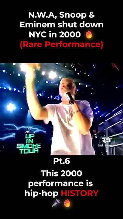 N.W.A, Snoop & Eminem shut down NYC in 2000 🔥 (Rare Performance) @drdreyt @snoopdogg @eminem