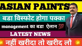 ASIAN PAINTS SHARE / ASIAN PAINTS SHARE LATEST NEWS TODAY / ADIAN PAINTS SHARE ANALYSIS