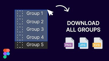 Select & Export All Groups with One Click on Figma
