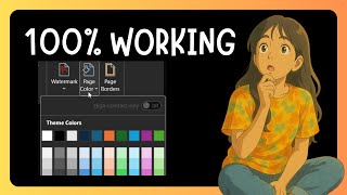 How To CHANGE Page Color On Google Docs - EASY