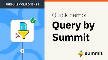 Query by Summit as a Workflow Automation Trigger (Walkthrough)