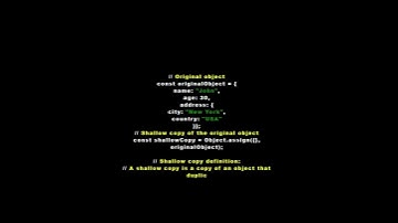 Shallow Copying an Object in JavaScript #algorithm #problemsolving #dsa #viral #javascript